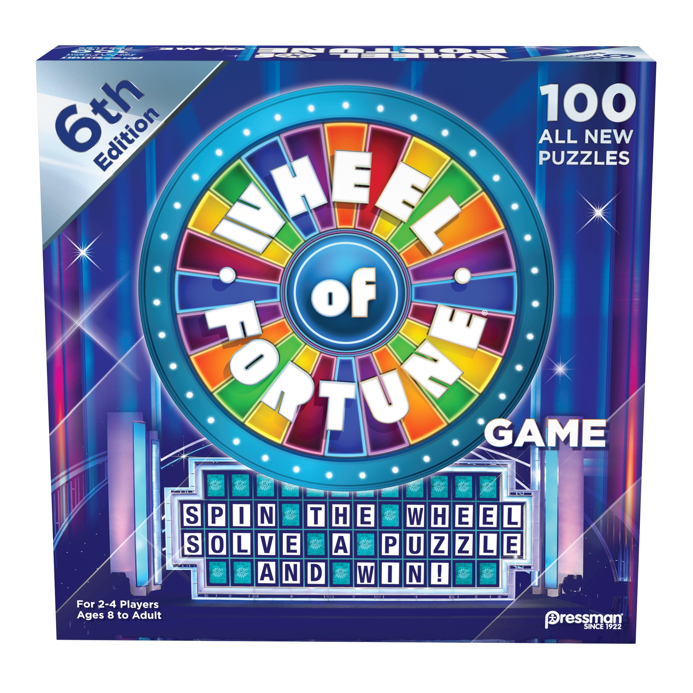 Pressman Wheel of Fortune Game: 6th Edition, TV Show Based Party