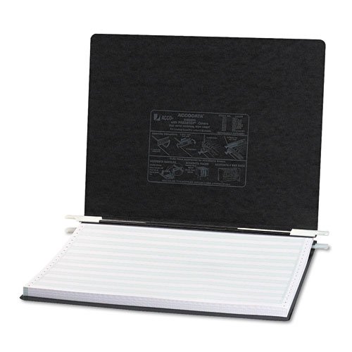 Presstex Covers With Storage Hooks, 2 Posts, 6" Capacity, 14.88 X 11, Black | Bundle of 10 Each
