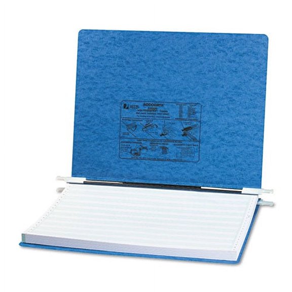 Presstex Covers With Storage Hooks, 2 Posts, 6" Capacity, 14.88 X 11, Light Blue | Bundle of 2 Each