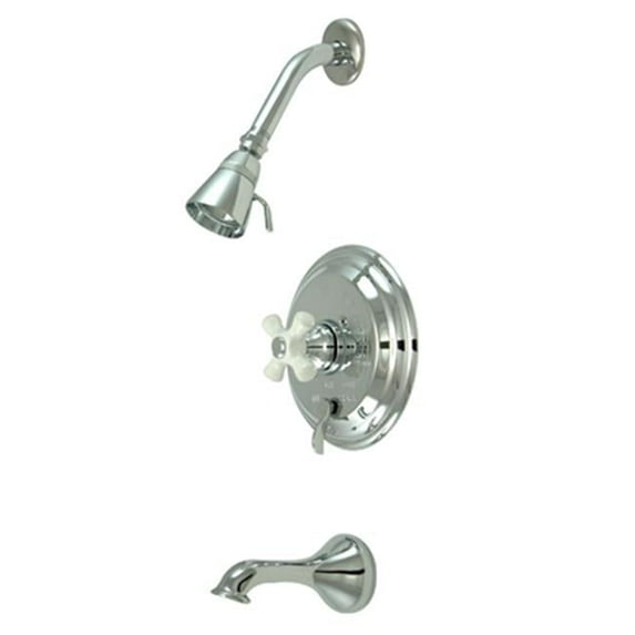 Pressure Balance Tub & Shower Faucet - Polished Chrome