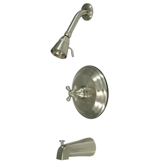 Pressure Balance Tub & Shower Faucet - Satin Nickel