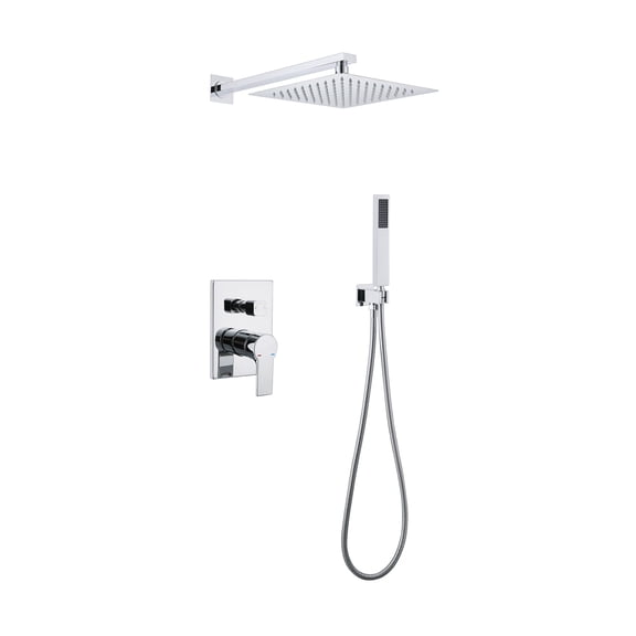 Pressure Balanced Complete Shower System with Rough-in Valve