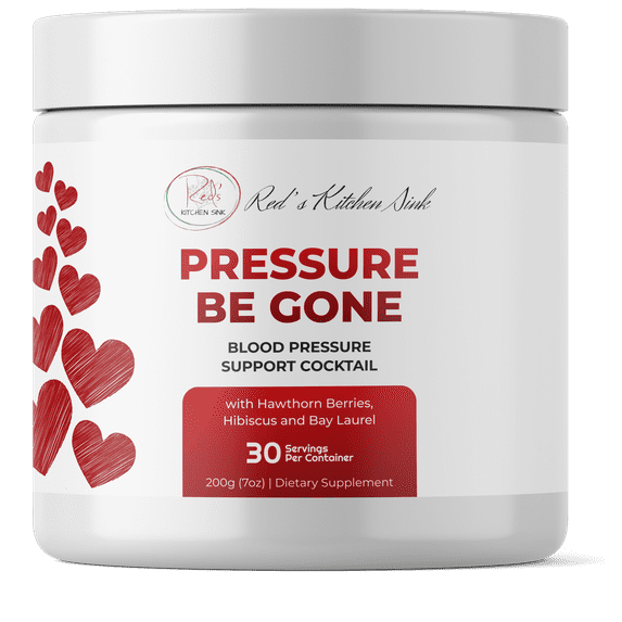 Pressure Be Gone - Made with Hibiscus, Hawthorne Berry & More - 7oz