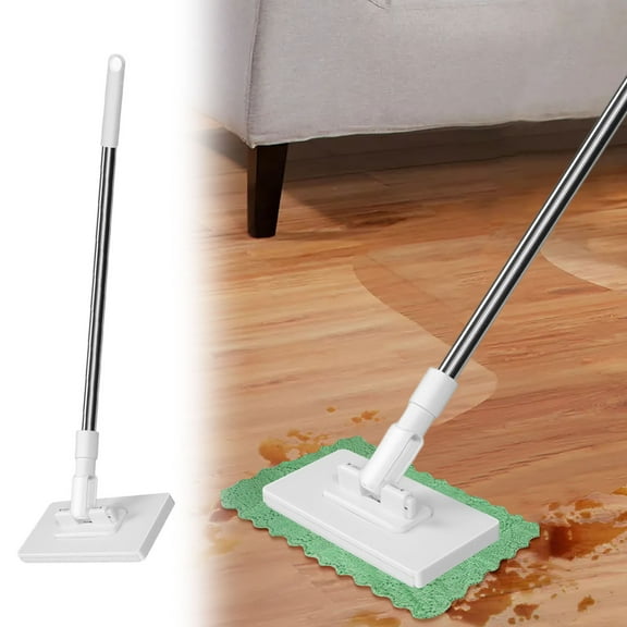 Pressure Clamping Wiper Automatic Cloth Change System with Reusable Microfiber Towels for Effortless Floor Cleaning