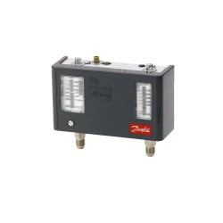 Pressure Control Danfoss Kpu16b 1/4" M Flare, Convertible Reset (10 To 60 Psi), Convertible Reset (60 Psi) 060-5253