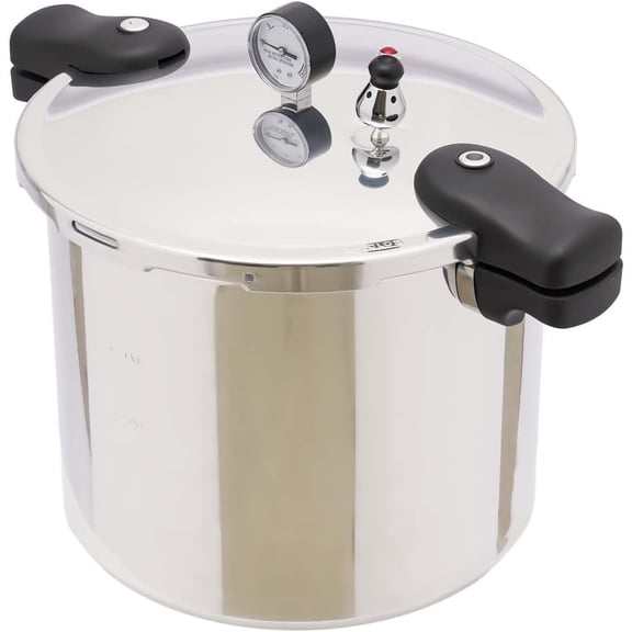 Pressure Cooker 22L/23 Quart Pressure Canner with Pressure Control 3 PSI Settings, Max Pressure 90Kpa