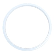 Pressure Cooker Replacement Seal Ring Silicone Gasket, Precise 24X22Cm Silicone Gasket Ensures Leak-Proof Performance For Most Pressure Cooker ModelsWhite,9.5"