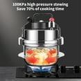 thumbnail image 1 of Pressure Cooker,Rice Cooker Pressure Cooker Pot Cooker Stainless 1.6l Pressure Stainless Steel, 1 of 6