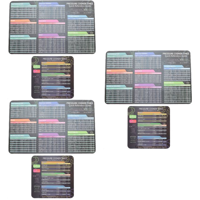 Pressure Cooker Time Stickers Electric Cooking