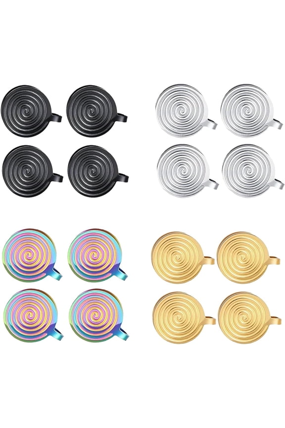 Pressure Earrings for Keloids,Keloid Earrings Pressure Clip,Spiral Compression Earring,Stainless Steel Clip On Earring,Non-Pierced Earring[c839]