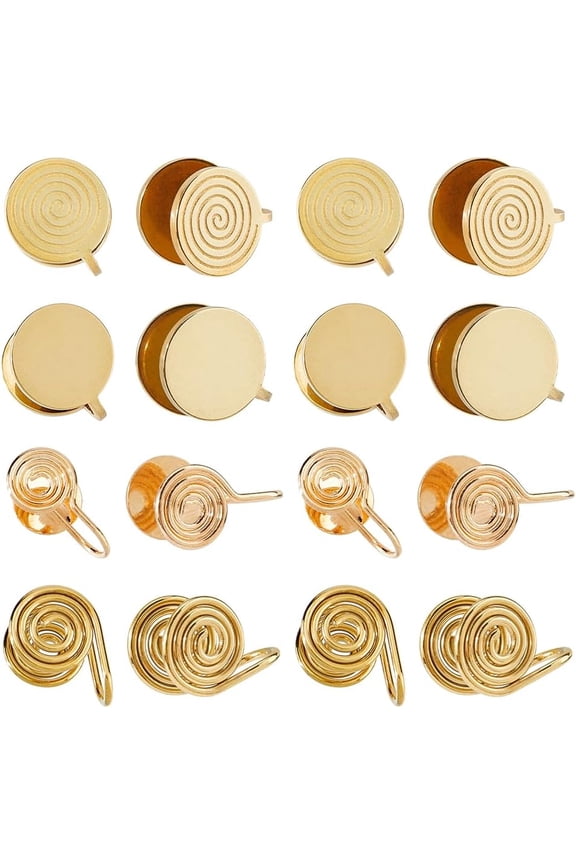 Pressure Earrings for Keloids Stainless Steel Clip Compression Earrings Metal Ear Cuff Adjustable Keloid for Women Men Ladies