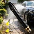 thumbnail image 1 of Pressure Garden Hose Nozzle – 2026 New Leak-Proof Spray Nozzle for Garden Watering & Car Washing, Strong Jet Power with Twist Control, Includes 2 Hose Clamps, 1 of 9