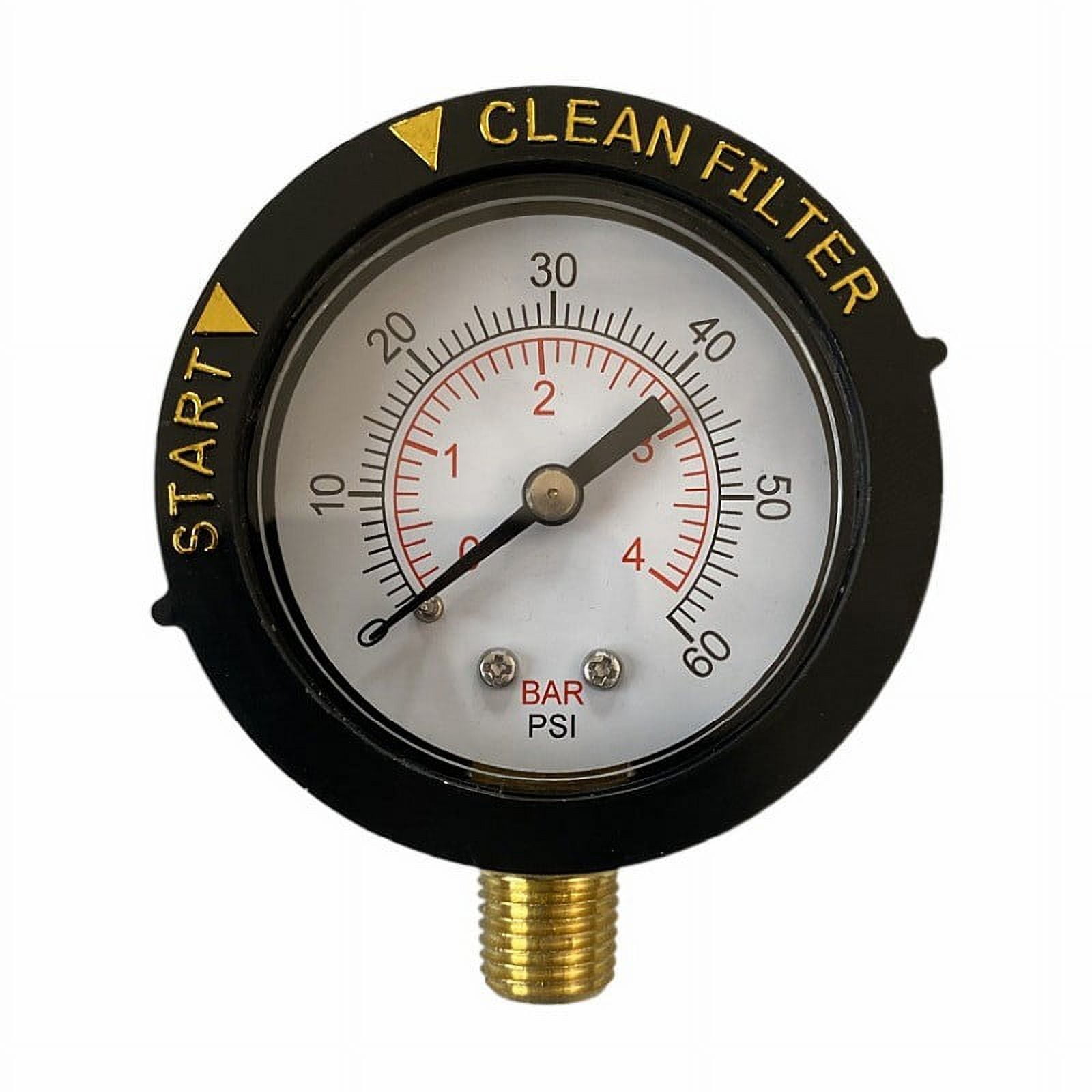 Pressure Gauge 060 PSI Pool Filter Pressure Gauge Replacement