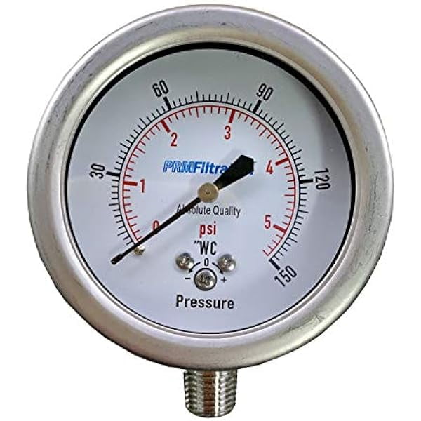 Pressure Gauge, 0 to 150