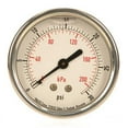 thumbnail image 1 of Pressure Gauge, 0 to 30 psi, 1/4 in MNPT, Stainless Steel, Silver(4CFR4), 1 of 1