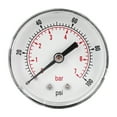 Pressure Gauge 50mm Dial 1/4 BSPT Back Connection for Air Water Oil Gas
