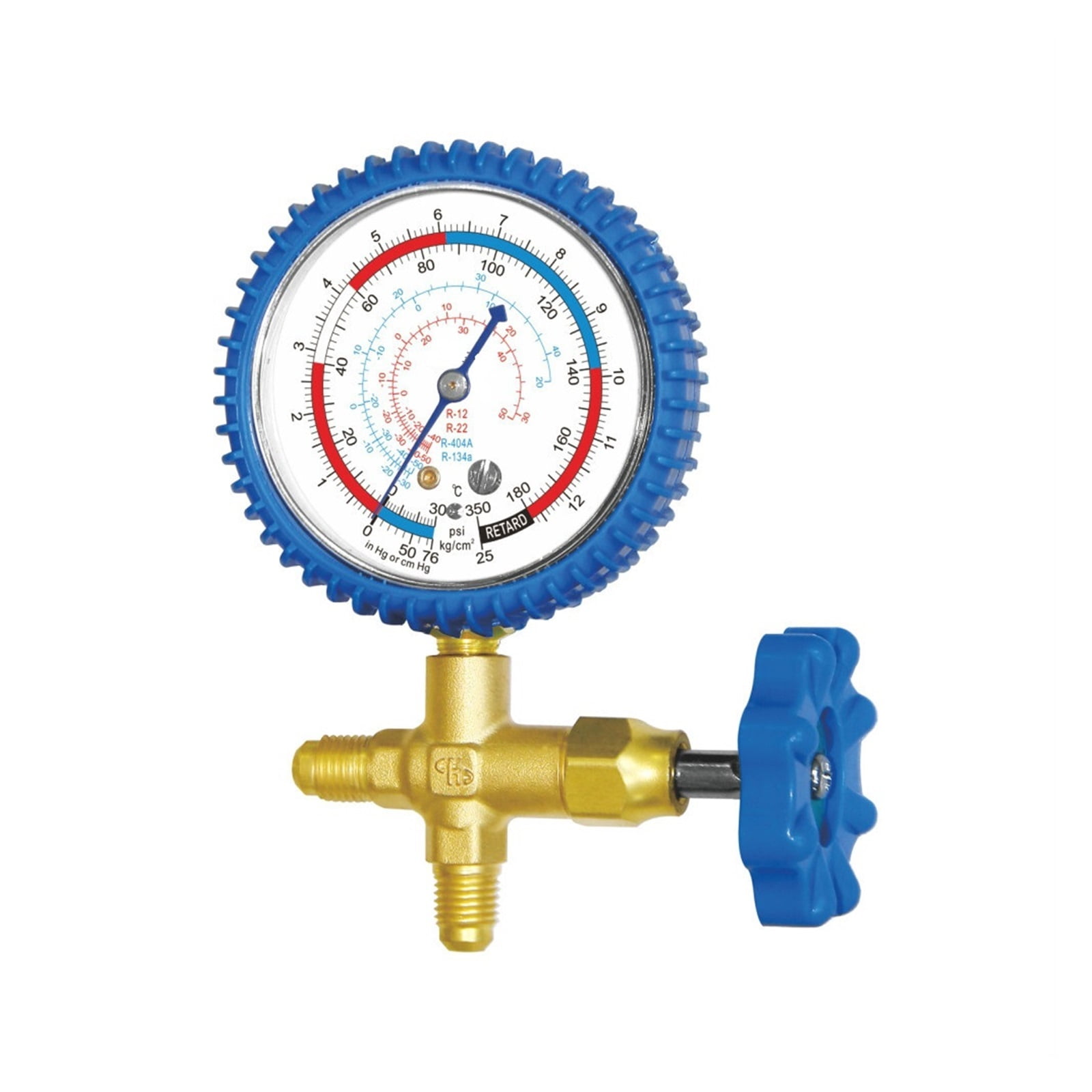 Pressure Gauge Refrigeration Vacuum Pressure Manifold Tester Meter HVAC Temperature Tester Air Conditioning Repair Tool ,Built To Last