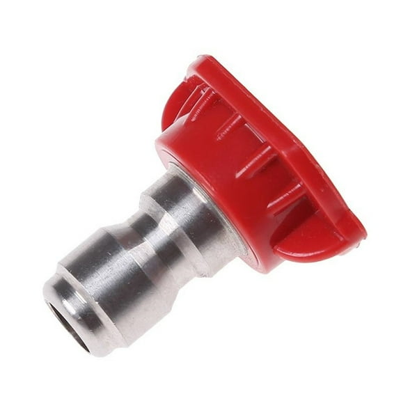Pressure Multiple Degrees Washer Spray Nozzle Tips, Universal Power Pressure Washer Spray Nozzle Tips, Quick-Connect Nozzle Tool,Red