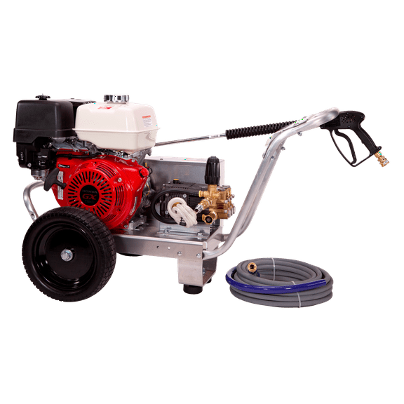 Pressure-Pro Eagle II Series 4000 PSI 4.0 GPM Gas Cold Water Belt Driven Pressure Washer with Honda GX390 Engine, AR Pump