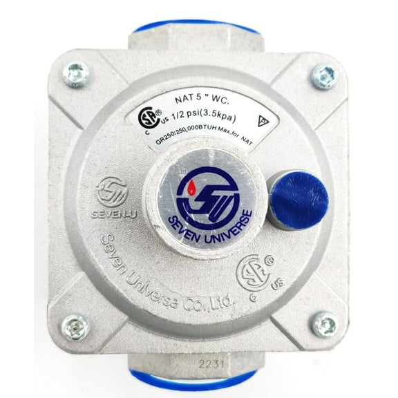 Pressure RV48L Regulator Natural Gas 3/4" NPT 1/2" PSI 3"-6" WC 52-1011