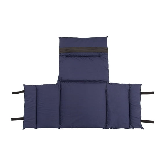 Pressure Reducing Chair Cushion – Comfort Cushion Seat Pad for Wheelchair, Arm Chair, Patio Chair – Machine Wash Polyester/Cotton – Navy Blue