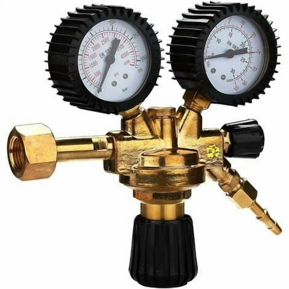 Pressure Regulator, CO2 Gas Bottle Regulator, For MIG/MAG WIG TIG Reusable Bottles, Gas Pressure Regulator for Argon/Co² Welding Machine - Shielding Gas