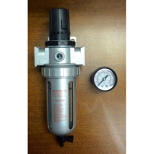 Pressure Regulator/Particulate Filter Moisture Water Trap Compressed