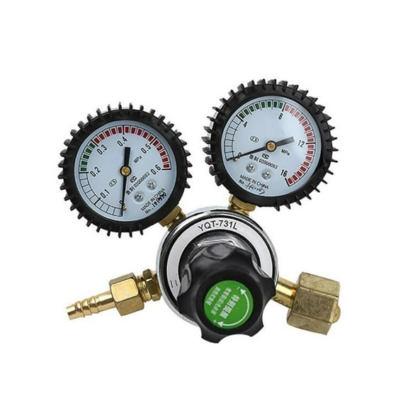 Pressure Regulator Valve Pressure Reducer Dual Gauge Gas Gauge Regulator Welding Pressure Reducer ,Durable Materia