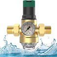 Pressure Regulator Water with Pressure Gauge,Pressure Reducing Valve ...