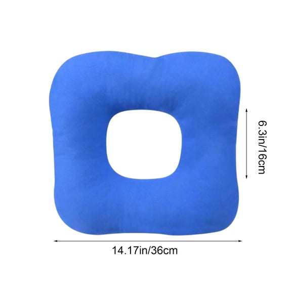 Pressure Relief Cushion for Ulcer Prevention, Fully Washable Buttock Support Pad with Removable Cover, High-Resilience Sponge and Breathable Fabric