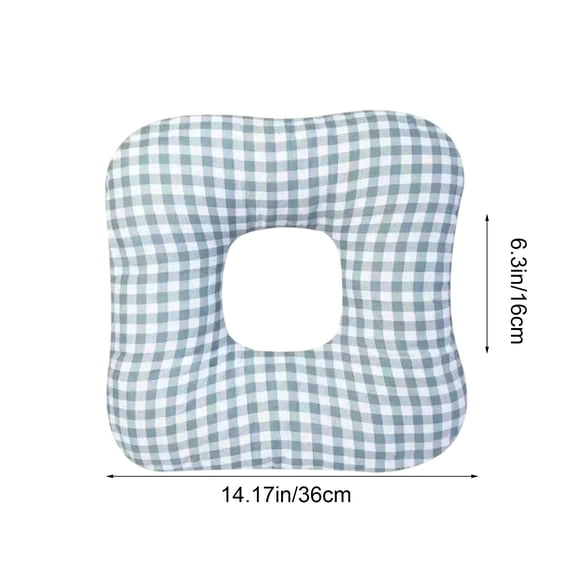 Pressure Relief Cushion for Ulcer Prevention, Fully Washable Buttock Support Pad with Removable Cover, High-Resilience Sponge and Breathable Fabric