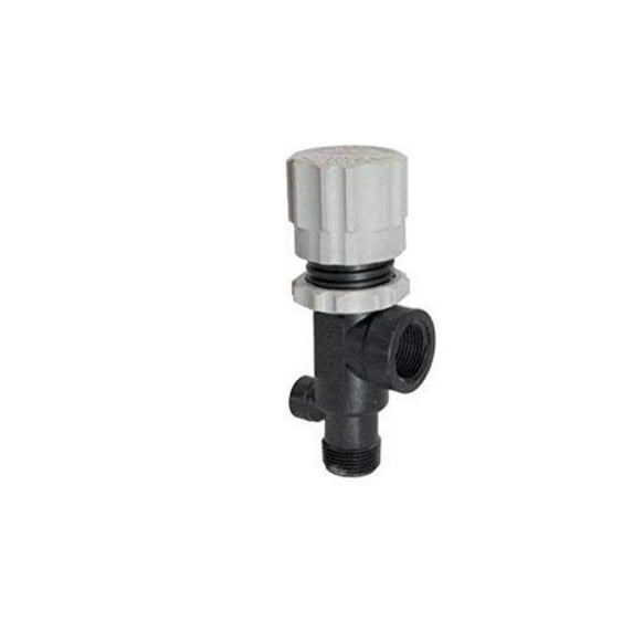 Pressure Relief Valve 1/2 Inch (2 Pack) - Polypropylene DirectoValve Piston Type - Adjustable Liquid Pressure Regulator for Water Systems & Pumps