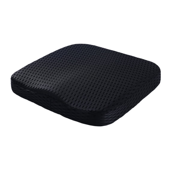 Pressure Relieving Memory Foam Seat Cushion, Non Slip Design and Breathable Comfort, Supportive Sitting Pad for Office Desk Home Dining and Car Use, Seeking Everyday Seating Comfort