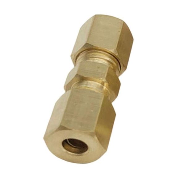 Pressure Resistant 3/16 Brass Coupling Leak Proof Design For Pipe Maintenance