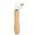 thumbnail image 1 of Pressure Roller 28mm/1.1in PTFE Hand Pressure Roller 2‑Way Bearing Wooden Handle Heat‑Resistant Welding Tool, 1 of 8