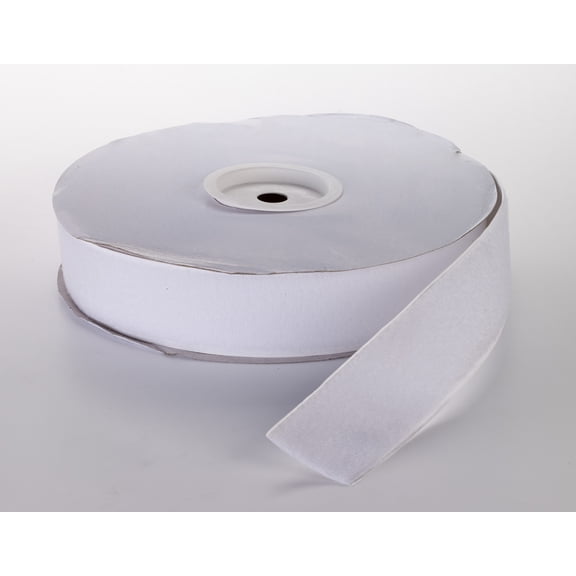 Pressure Sensitive Loop Fastening Tape Roll, 25 yds Length x 4 Width, Black
