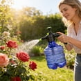thumbnail image 1 of Pressure Sprayer Bottle 1.5L Garden, Adjustable Nozzle Mist Stream for Plant, Transparent Watering Can for Horticulture, One Button Control for Household Cleaning Car Wash, 1 of 6