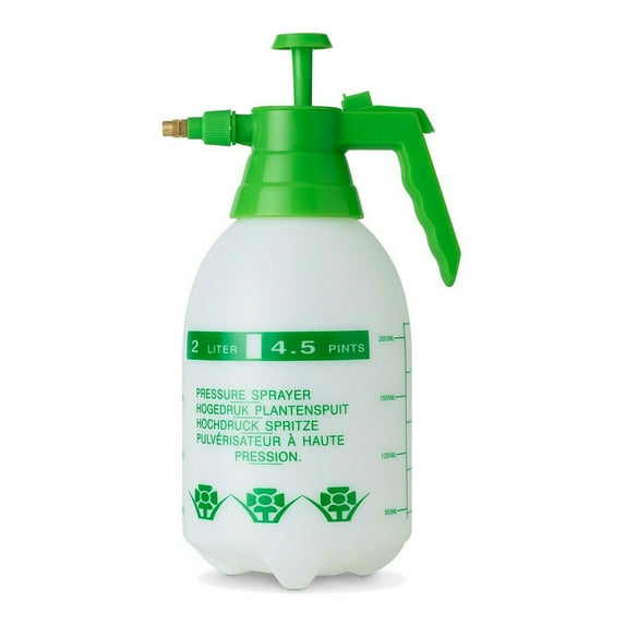 Pressure Sprayer Spray Weed Killer Manual Pump Bottle Chemical Water Garden 2L