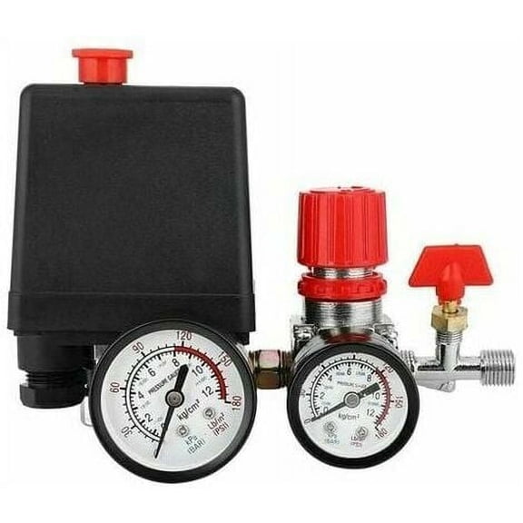 Pressure Switch Compressor Air With Pressure Gauge Regulator Compressor Air Pressure Switch Valve