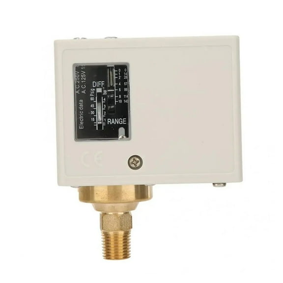 Pressure Switch PT1/4 Inch, Eletronic 24V~380V Pressure Control Switch For Water Pump ,Easy to Use