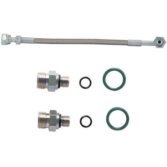 Pressure Turbocharger Oil Line - Compatible with 2011 - 2012, 2015 - 2018 Ram 4500 2016 2017