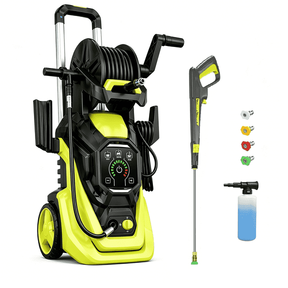 Pressure Washer 4500PSI 3.2GPM Power Washer with Smart Control and 15 Levels of Adjustment Power Washer Powerd for Car Wash, Home, Fence, Yard, Outdoor, Siding, Pool, Brick Cleaning