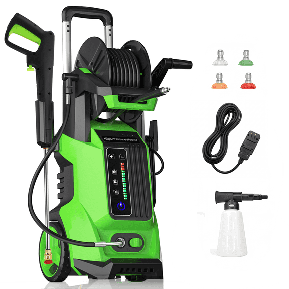 Pressure Washer 4500PSI Power Washer 3.0GPM with Smart Control and 15 Levels of Adjustment Power Washer Powerd for Car Wash, Home, Fence, Yard, Outdoor, Siding, Pool, Brick Cleaning