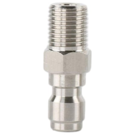 Pressure Washer Adapter 5000 PSI Male Portable Universal Adapter Connector Coupler 1/4 Thread for Power Washer Hose Car Washing Attachment