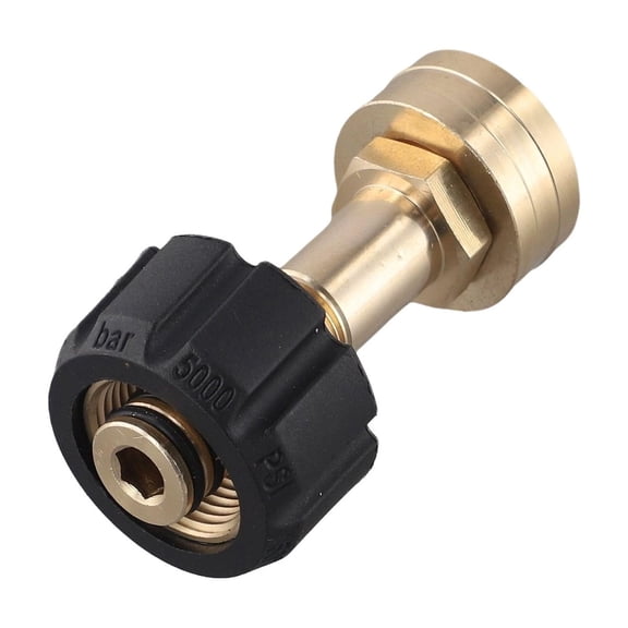 Pressure Washer Adapter Set, Quick Disconnect Kit, M22 14 Mm Quick Connect Swivel to 1/4'' Quick Connect Fittings by Weiweigg