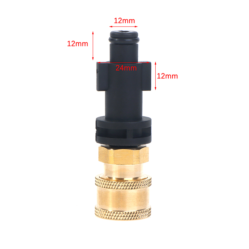 Pressure Washer Adaptor To 1/4" Quick Release Connector Nozzle For Car