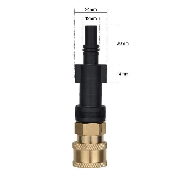 Pressure Washer Adaptor To 1/4" Quick Release Connector Nozzle For Karcher Bosch