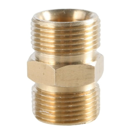 Pressure Washer Brass Hose Adapter for Pressure Washers, M22 to M14 Male Threads