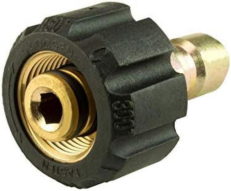 Pressure Washer Connect M22 X 3/8" Quick Disconnect Plug 4500PSI High Pressure Brass Fitting 300