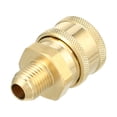 thumbnail image 1 of Pressure Washer Coupler Female Washer Gun Adapter Universal for Car Brass M14 x 1.5 43mm Length, 1 of 6